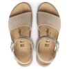 Glenda sandal i semsket skinn og tekstil Glenda sandal i semsket skinn og tekstil