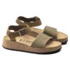 Glenda Suede Leather-Textile Faded Khaki Glenda Suede Leather-Textile Faded Khaki