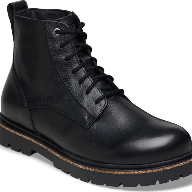 Highwood Lace Mid Women Leather Black Highwood Lace Mid Women Leather Black