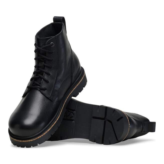 Highwood Lace Mid Women Leather Black Highwood Lace Mid Women Leather Black