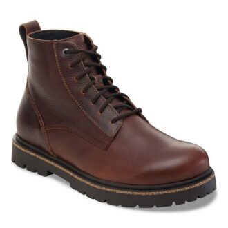 Highwood Lace Mid Men Leather Chocolate