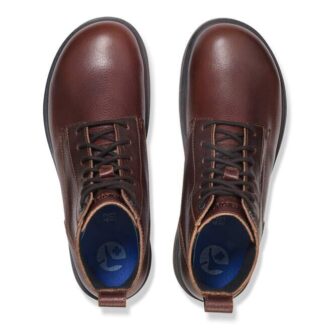 Highwood Lace Mid Men Leather Chocolate