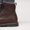 Highwood Lace Mid Men Leather Chocolate