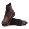 Highwood Lace Mid Men Leather Chocolate