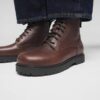 Highwood Mid vanntett naturlig skinn