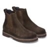 Highwood Slip-on for kvinner i mokkafarget semsket skinn