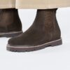 Highwood Slip-on for kvinner i mokkafarget semsket skinn