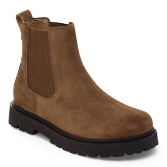 Highwood Slip on for kvinner i semsket skinn