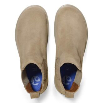 Highwood Slip-on for menn i semsket skinn