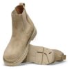 Highwood Slip-on for menn i semsket skinn