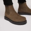 Highwood Slip-on for menn i semsket skinn