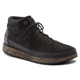 Honnef High Nubuck-lær svart