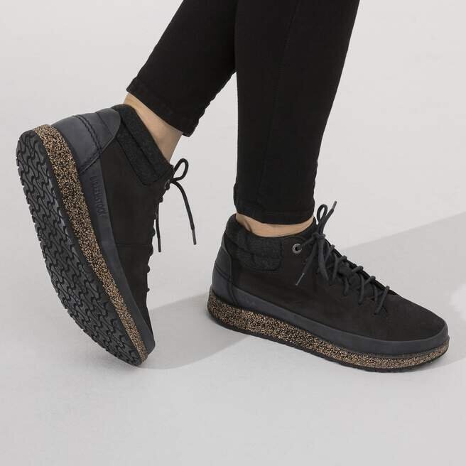 Honnef High Nubuck-lær svart Honnef High Nubuck-lær svart