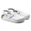 Kay Soft Footbed Leather White Kay Soft Footbed Leather White
