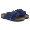 Kyoto Nubuck Leather Desert Buck Indigo Blue