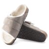 Kyoto Shearling Suede Leather-Shearling Stone Coin