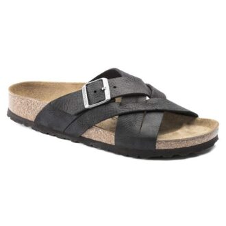 Lugano oljet skinn Camberra Old Black