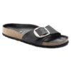 Madrid Big Buckle, naturlig oljet skinn