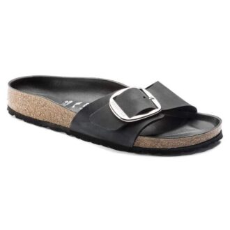 Madrid Big Buckle, naturlig oljet skinn