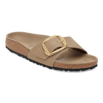 Madrid Big Buckle, naturlig oljet skinn