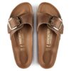 Madrid Big Buckle, naturlig oljet skinn