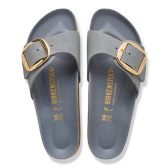 Madrid Big Buckle, naturlig oljet skinn
