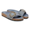 Madrid Big Buckle, naturlig oljet skinn
