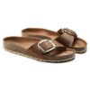 Madrid Big Buckle, naturlig oljet skinn