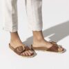 Madrid Big Buckle, naturlig oljet skinn