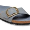 Madrid Big Buckle, naturlig oljet skinn