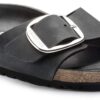Madrid Big Buckle, naturlig oljet skinn