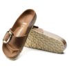 Madrid Big Buckle, naturlig oljet skinn