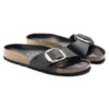 Madrid Big Buckle, naturlig oljet skinn