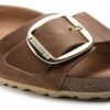 Madrid Big Buckle, naturlig oljet skinn
