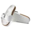 Madrid Big Buckle naturlig skinn