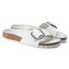Madrid Big Buckle naturlig skinn