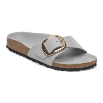 Madrid Big Buckle naturlig skinnlakk
