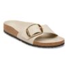 Madrid Big Buckle naturlig skinnlakk