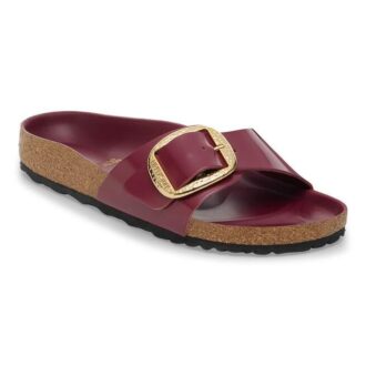 Madrid Big Buckle naturlig skinnlakk