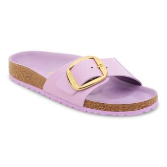 Madrid Big Buckle naturlig skinnlakk