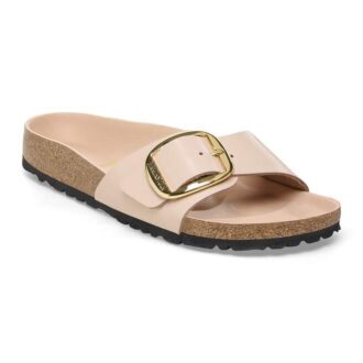 Madrid Big Buckle naturlig skinnlakk