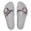 Madrid Big Buckle naturlig skinnlakk