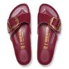 Madrid Big Buckle naturlig skinnlakk