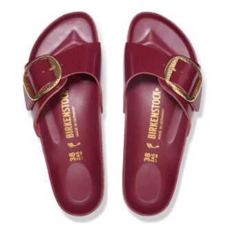 Madrid Big Buckle naturlig skinnlakk