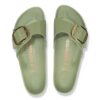 Madrid Big Buckle naturlig skinnlakk