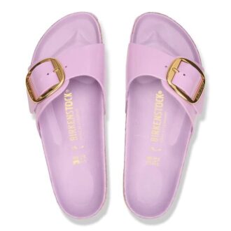 Madrid Big Buckle naturlig skinnlakk