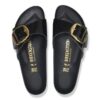 Madrid Big Buckle naturlig skinnlakk