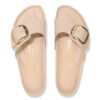 Madrid Big Buckle naturlig skinnlakk