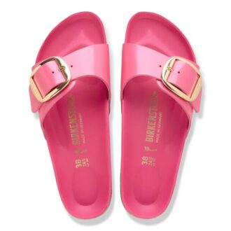 Madrid Big Buckle naturlig skinnlakk