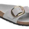 Madrid Big Buckle naturlig skinnlakk